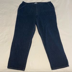 JMS Plus Size Dark Denim Straight Jeans